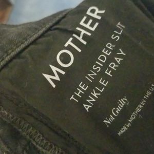 Mother denim slit ankle Jeans